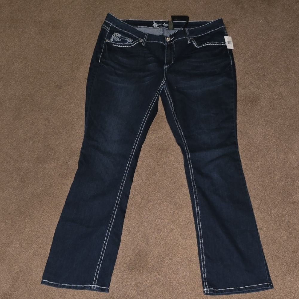 Soundgirl Blue Boot Cut Jeans Classic Style
